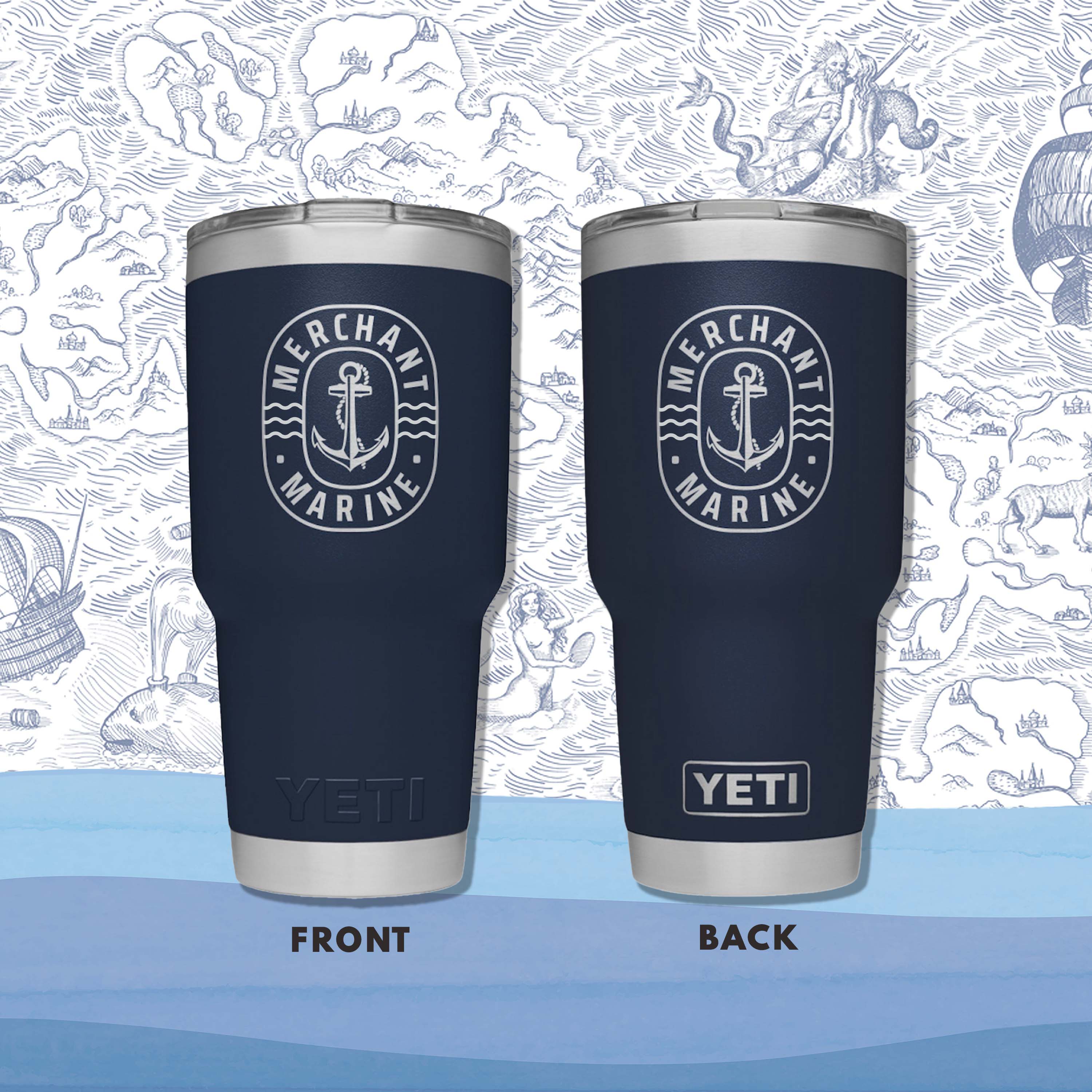 Yeti 30oz. Rambler Travel Mug with Lid - Offshore Blue